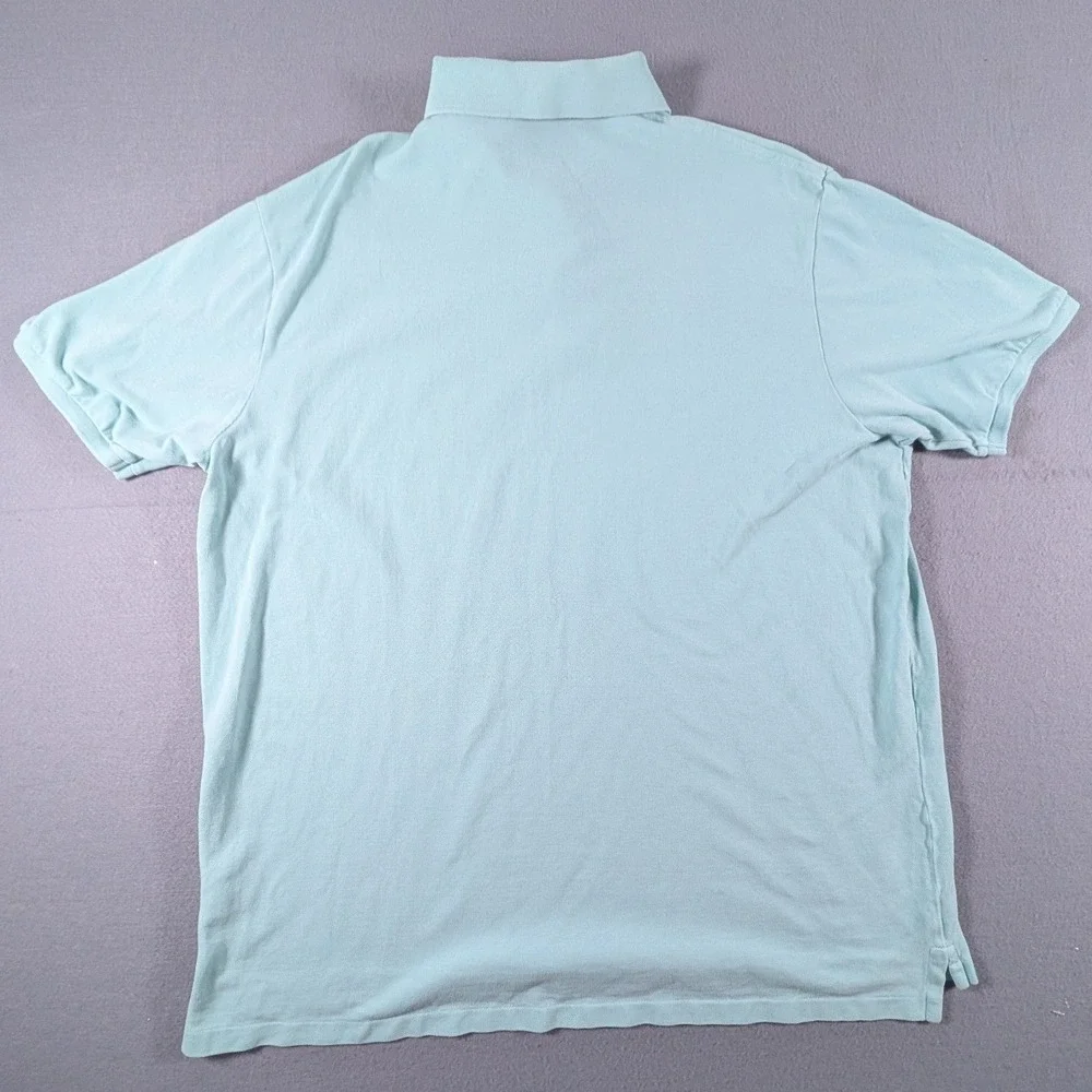 Polo Ralph Lauren Polo Shirt Mens 2XLT Mint Green Short Sleeve Pique PONY‎ Logo
